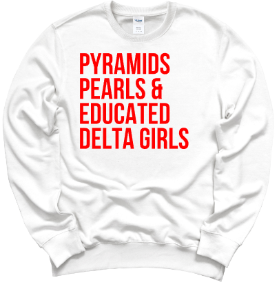 PYRAMIDS AND PEARLS Crewneck