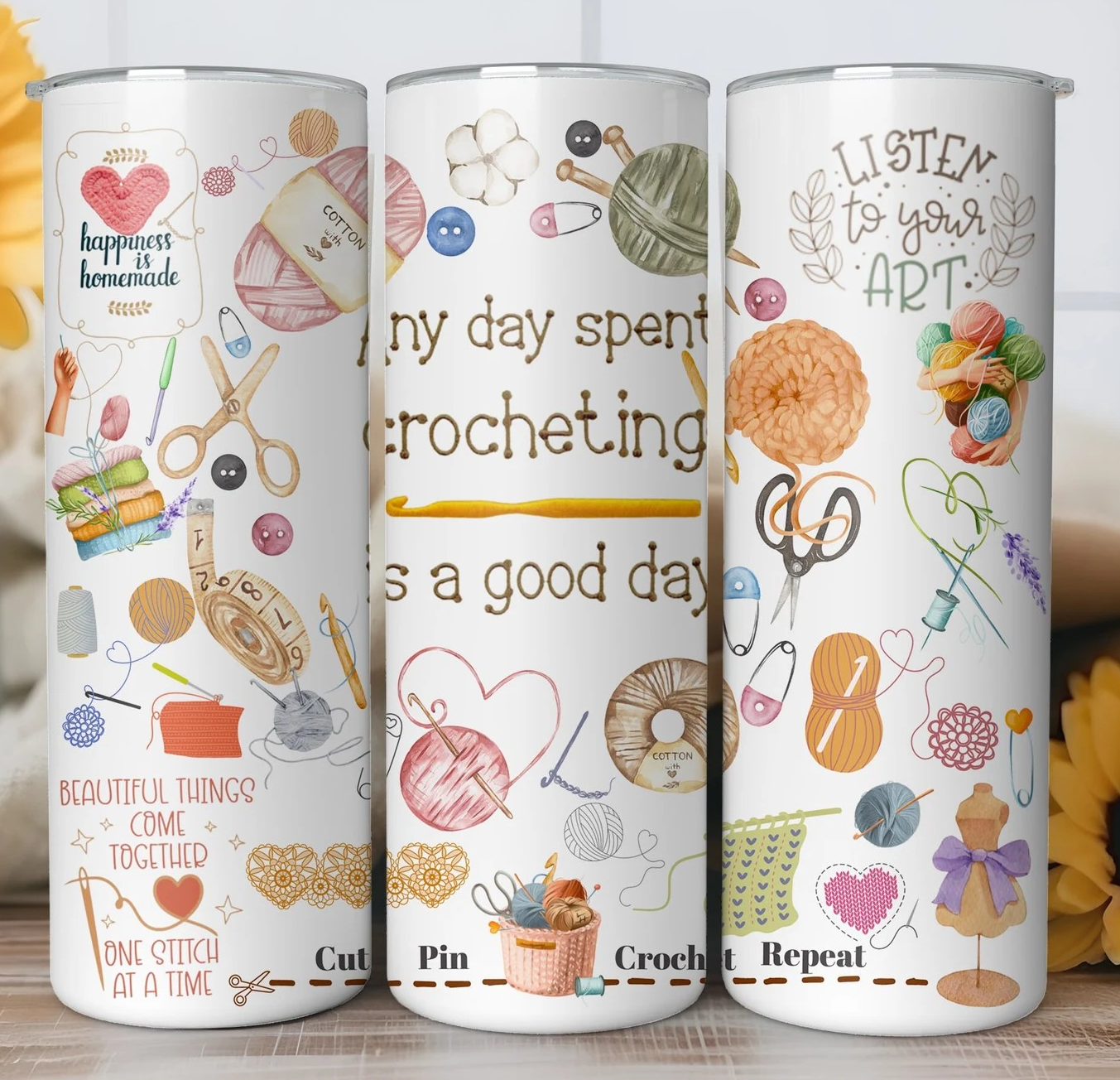 Crocheting is a Good Day 20oz Tumbler