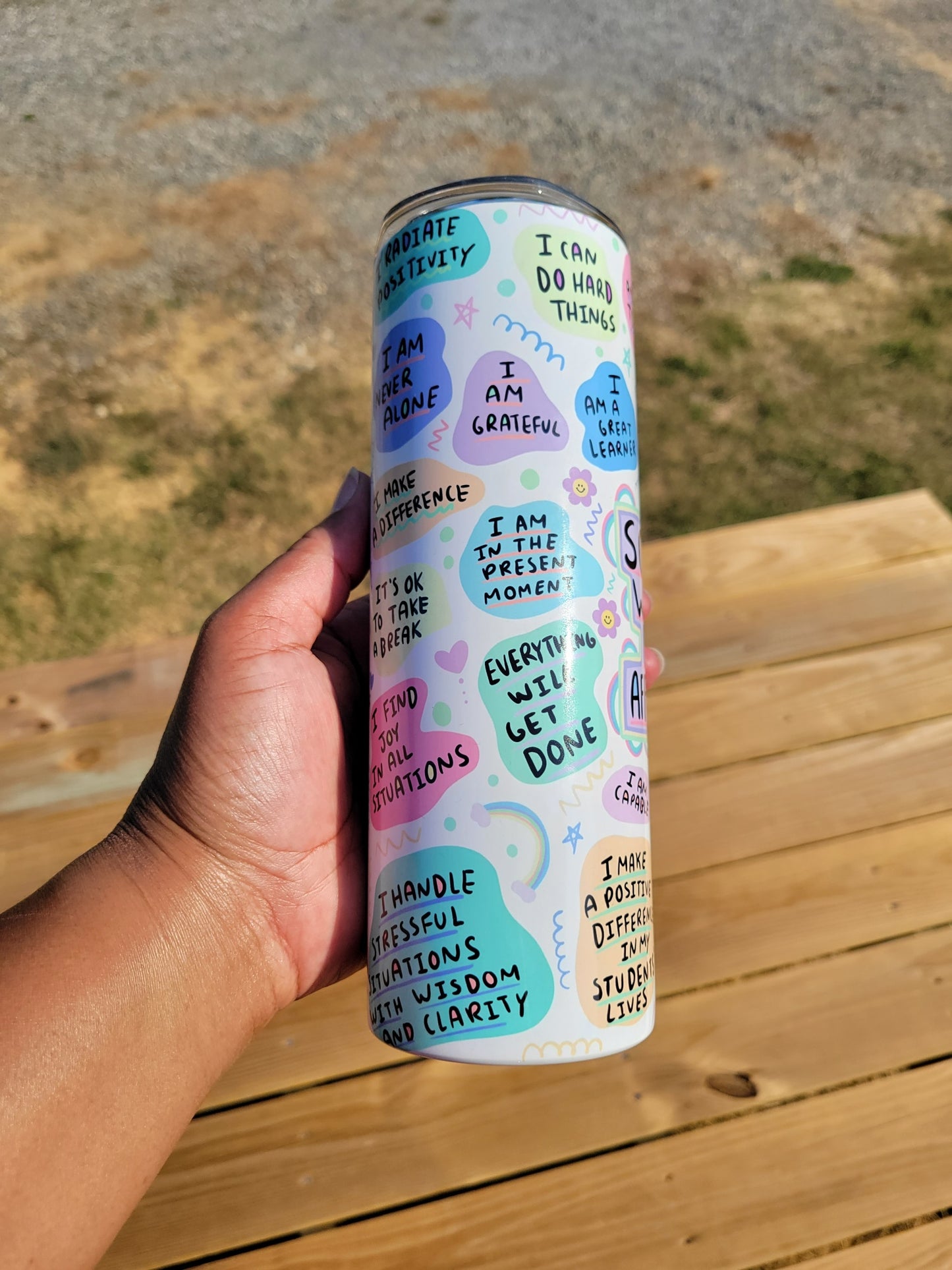 Social Worker Affirmations 20oz Tumbler