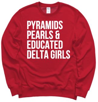 PYRAMIDS AND PEARLS Crewneck