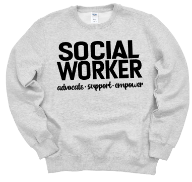 ADVOCATE. SUPPORT. EMPOWER: Crewneck